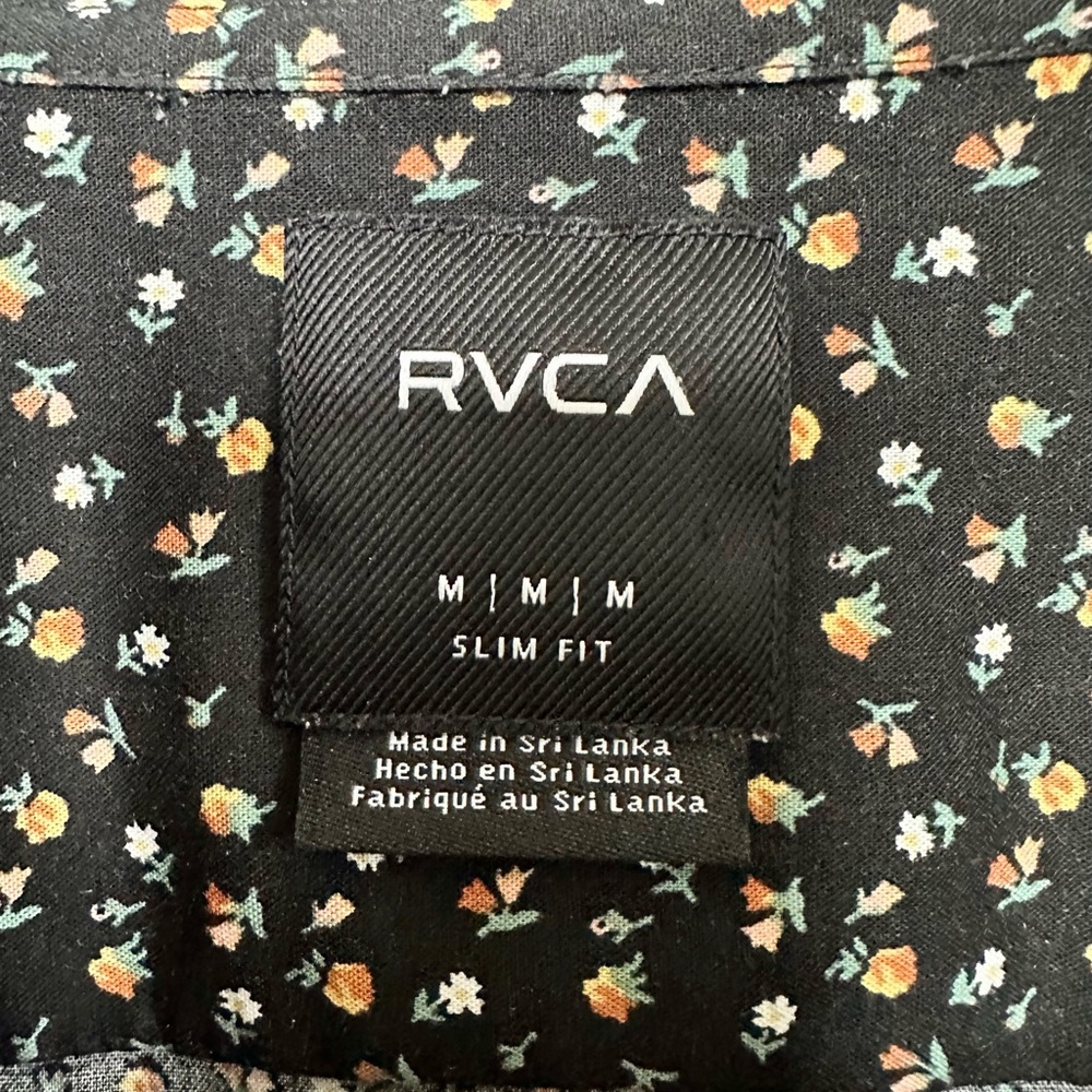 RVCA button down shirt